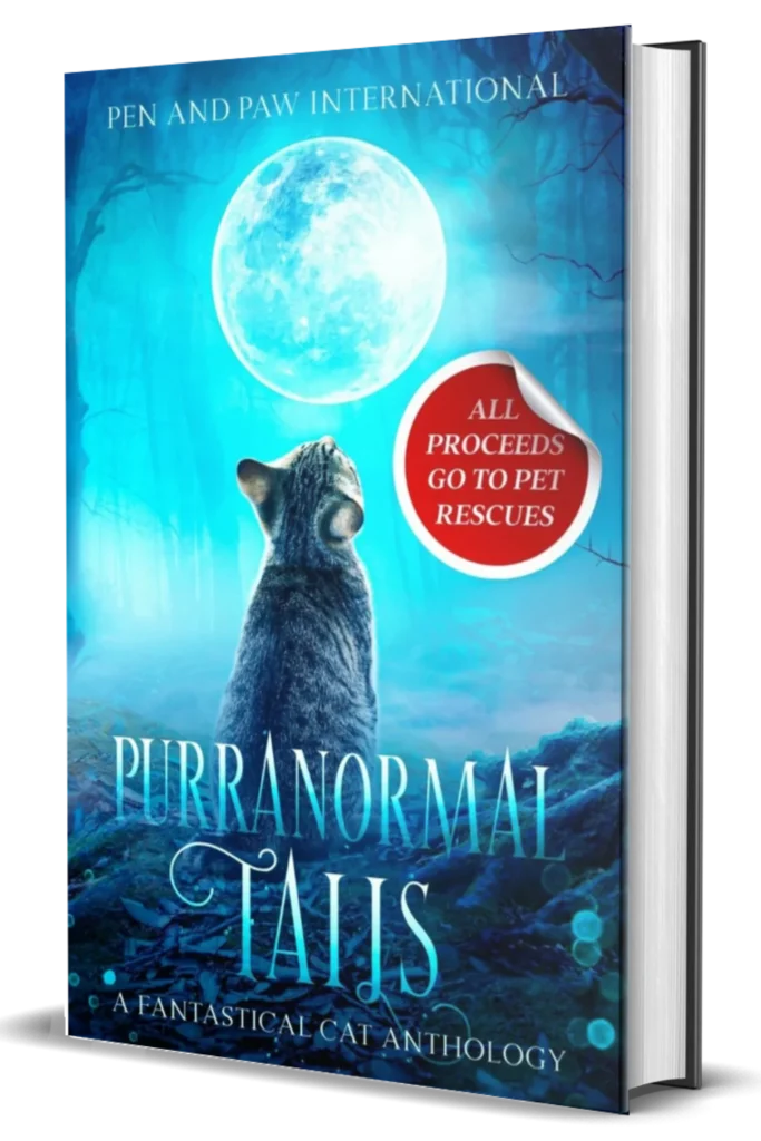 Book Cover: Purranormal Tails. A multi-author charity anthology.